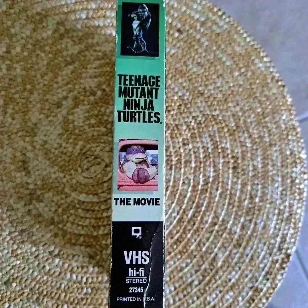 TEENAGE MUTANT NINJA TURTLES 1990 VHS THE MOVIE